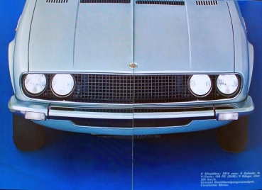 Fiat Dino Coupe Modelprogram 1968 Carbrochure (9932)